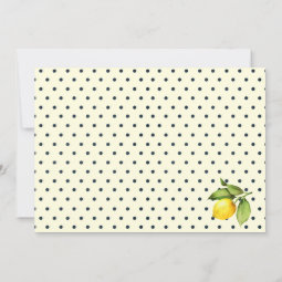 Main Squeeze Lemons Bridal Shower Invitation | Zazzle