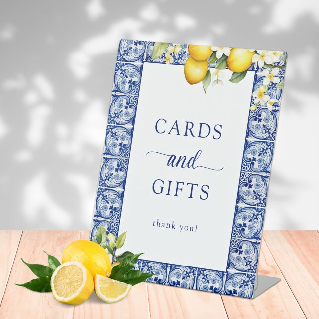 Main Squeeze Lemons Cards and Gifts Pedestal Sign (Creator Uploaded)