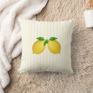 Main Squeeze Lemons Throw Pillow