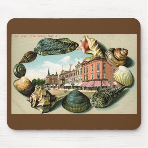 Main St Asbury Park New Jersey Vintage Mouse Pad