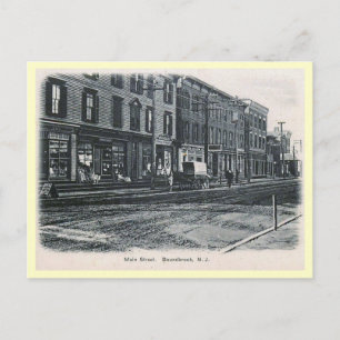 Main St., Bound Brook, New Jersey Vintage Postcard