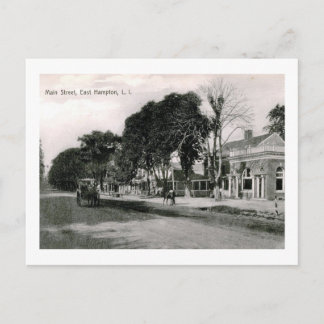 Main St., East Hampton, NY Vintage Postcard