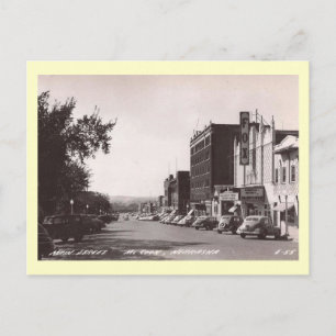 Main St., McCook, Nebraska Vintage Postcard