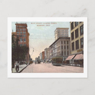 Main St., Memphis, Tennessee Vintage Postcard