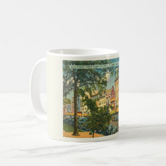 Main St, Saratoga Springs NY Vintage Style Coffee Mug