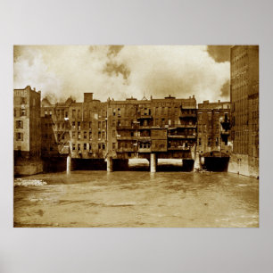 Main Street Bridge of Rochester NY Poster