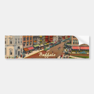 Main Street - Buffalo, NY Vintage Bumper Sticker