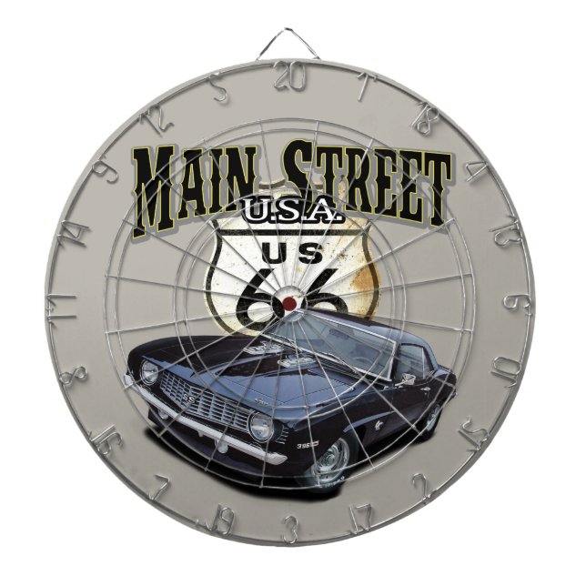 Main Street Camaro Dart Board (Front)