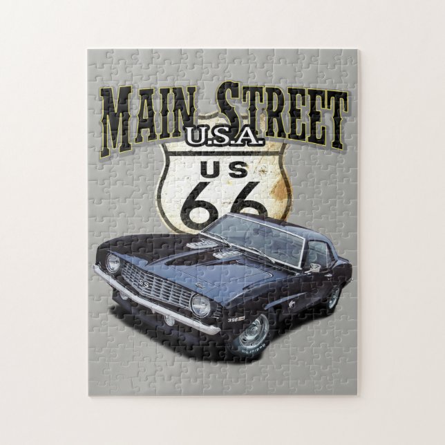 Main Street Camaro Jigsaw Puzzle (Vertical)