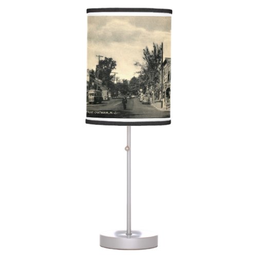 Main Street Chatham New Jersey Vintage Table Lamp