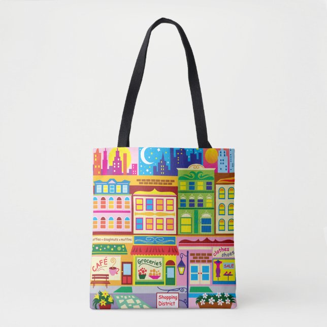 Main Street Colors Tote Bag (Front)
