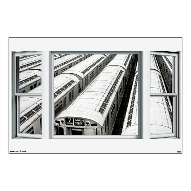 Main Street, Flushing Train Yard Wall Decal (Front)