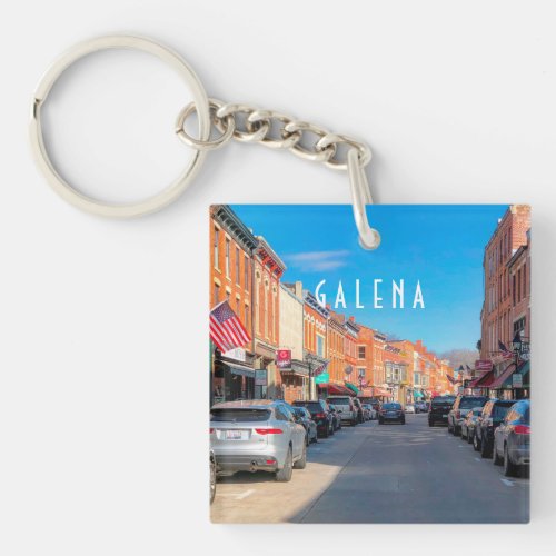 Main Street Galena Keychain