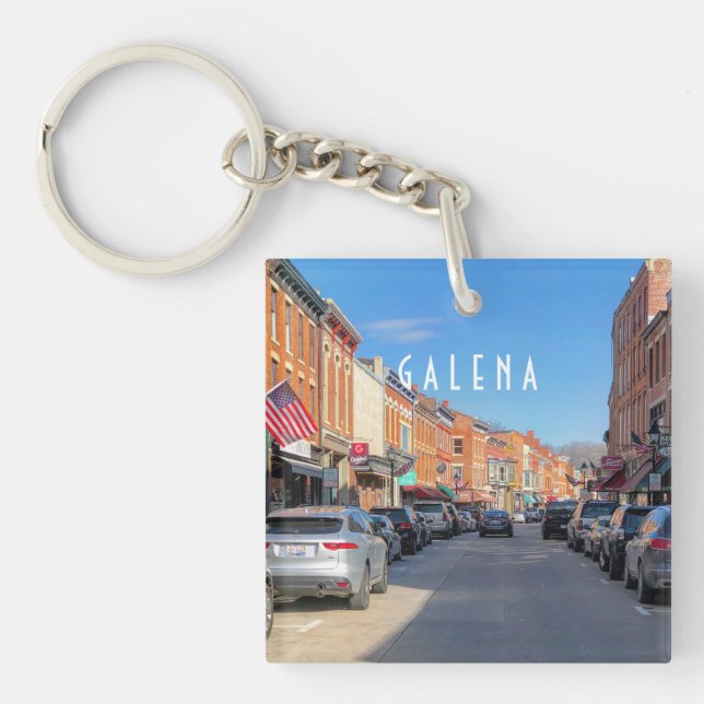 Main Street Galena Keychain (Front)