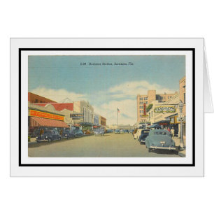 Main Street in Sarasota, Florida Cards