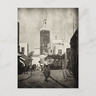 Main street in Tangier, Morocco, 1898 Postcard