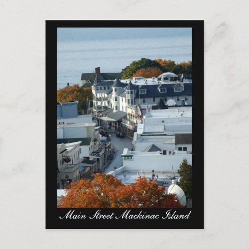 Main Street Mackinac Island _ Postcard