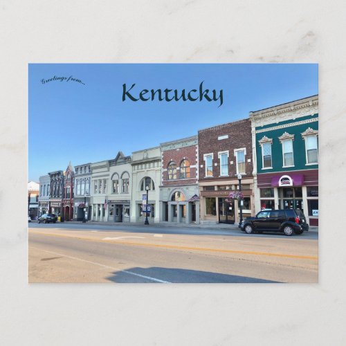 Main Street Richmond Kentucky Postcard