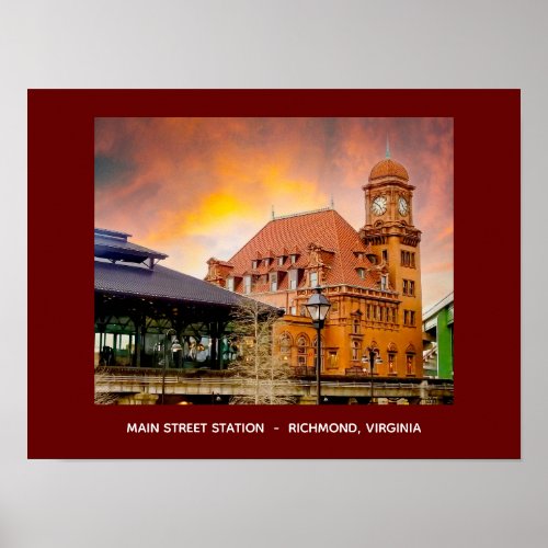 Main Street Station Richmond Virginia Poster