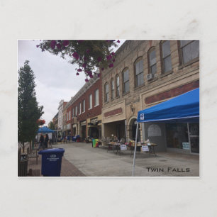 Main Street - Twin Falls Postcard