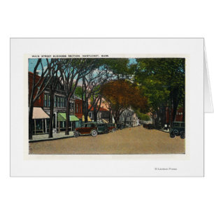 Main Street View of Business Section Cards