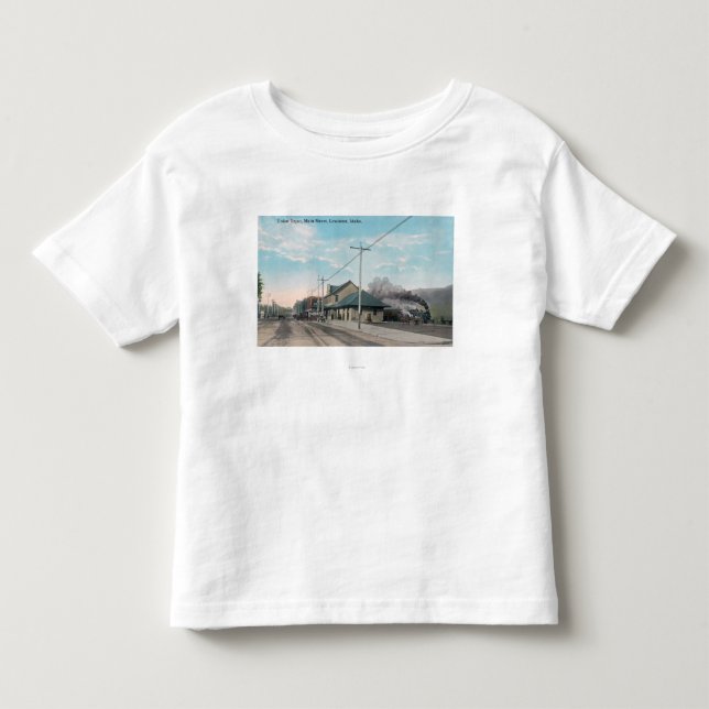 Main Street View of Union DepotLewiston, ID Toddler T-shirt (Front)