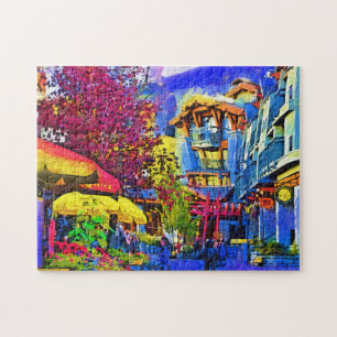 Main Street Whistler Jigsaw Puzzle