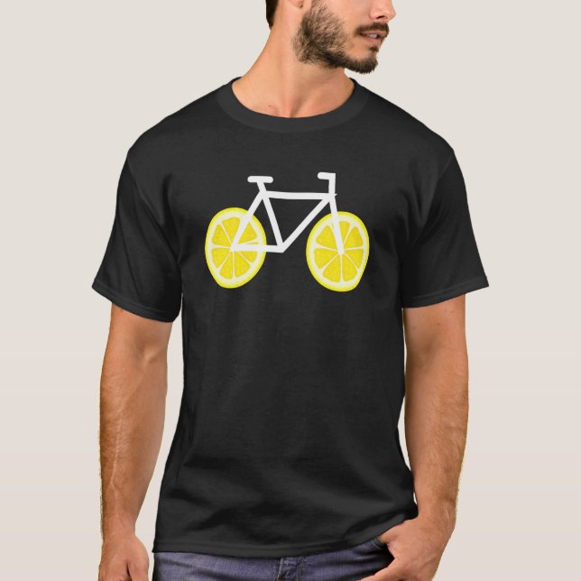 Main thing bicycle with lemon wheels sarcasm 1 T-Shirt (Front)