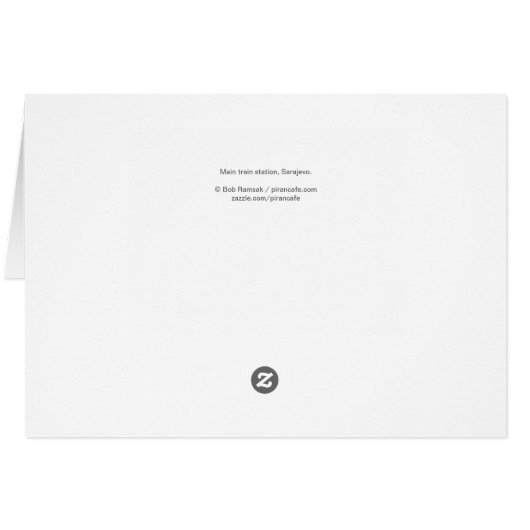 Main train station, Sarajevo. (Back Horizontal)