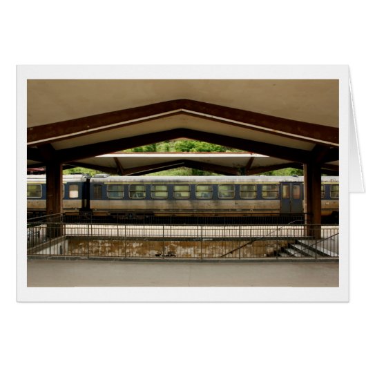 Main train station, Sarajevo. Cards (Front Horizontal)
