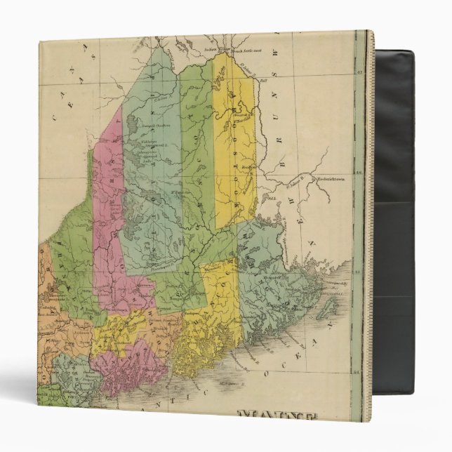 Maine 12 3 ring binder (Front/Inside)