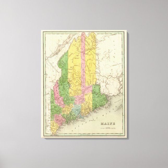 Maine 14 canvas print (Front)