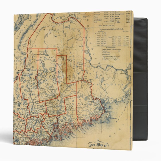 Maine 18 3 ring binder (Front/Inside)