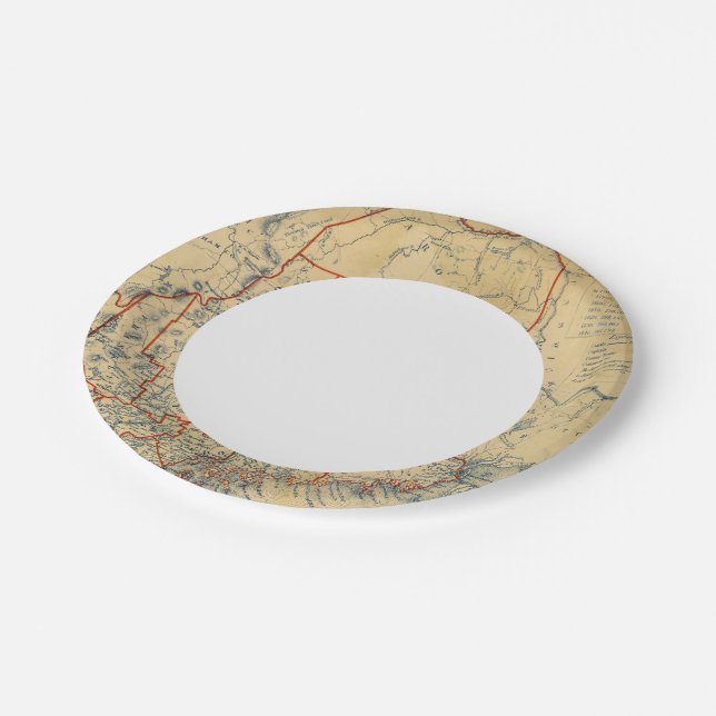 Maine 18 paper plates (Angled)