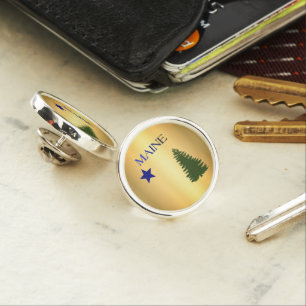 Maine (1901) flag lapel pin
