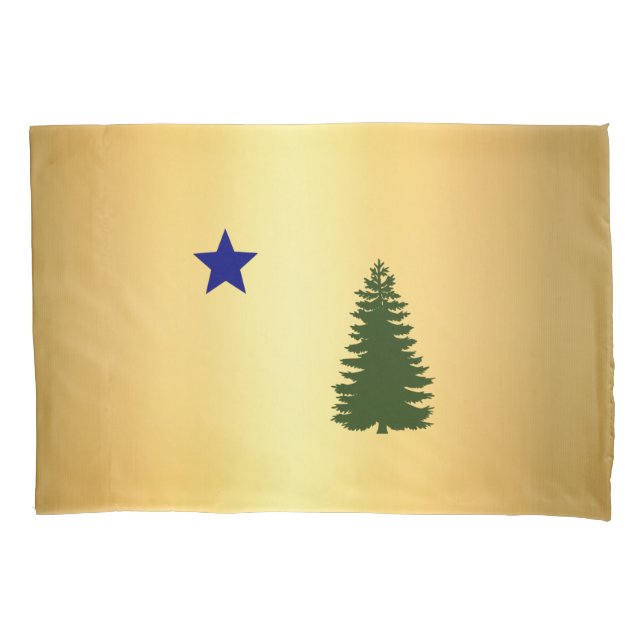 Maine 1901 flag pillow case (Front)