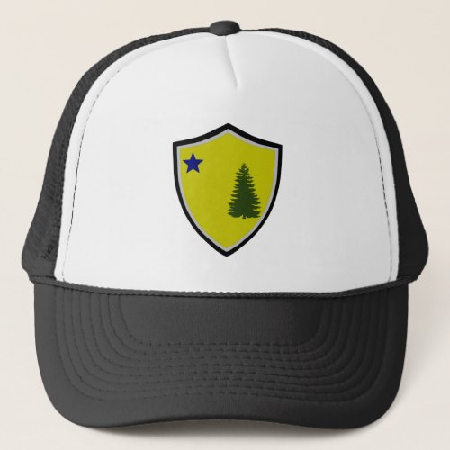 Maine 1901  flag trucker hat