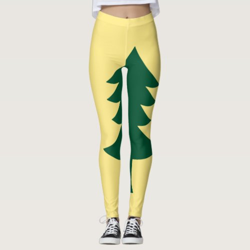 Maine 1901 State Flag Leggings