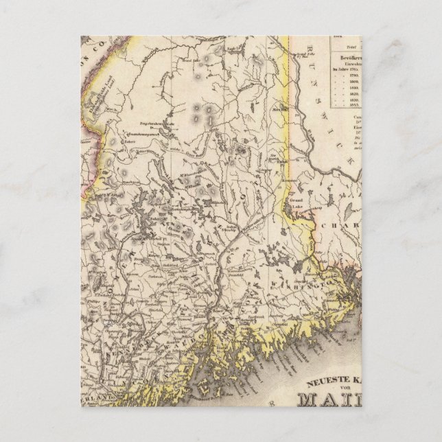 Maine 4 postcard (Front)