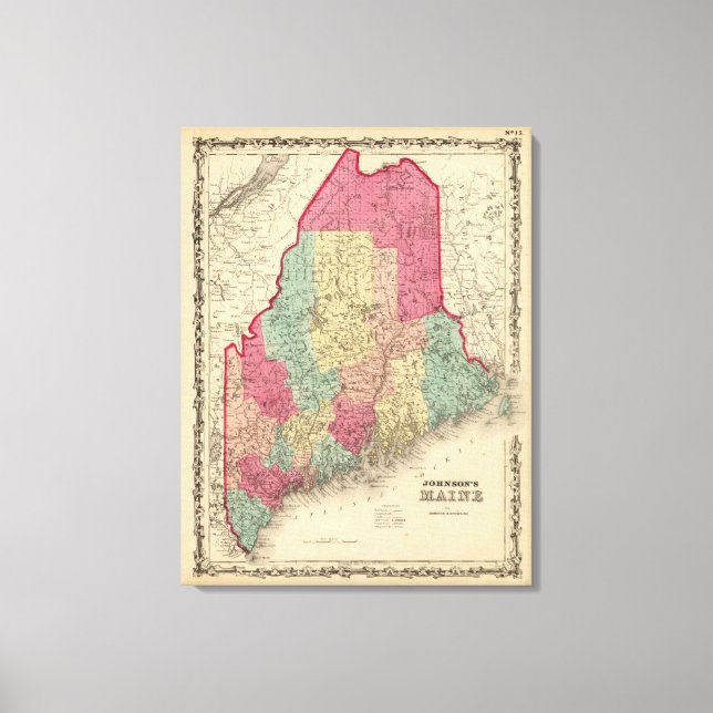 Maine 5 canvas print (Front)
