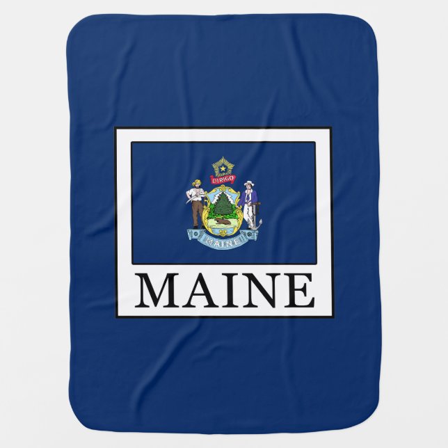 Maine Baby Blanket (Front)