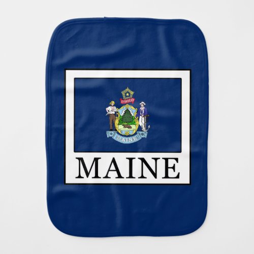 Maine Baby Burp Cloth