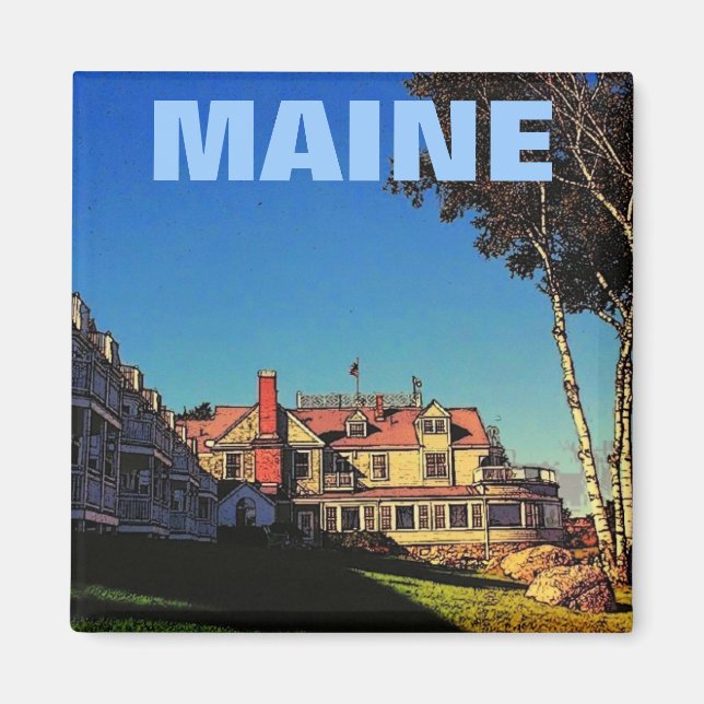 Maine (Bar Harbor) Magnet (Front)