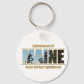 The Bass Harbor Leather Key Fob