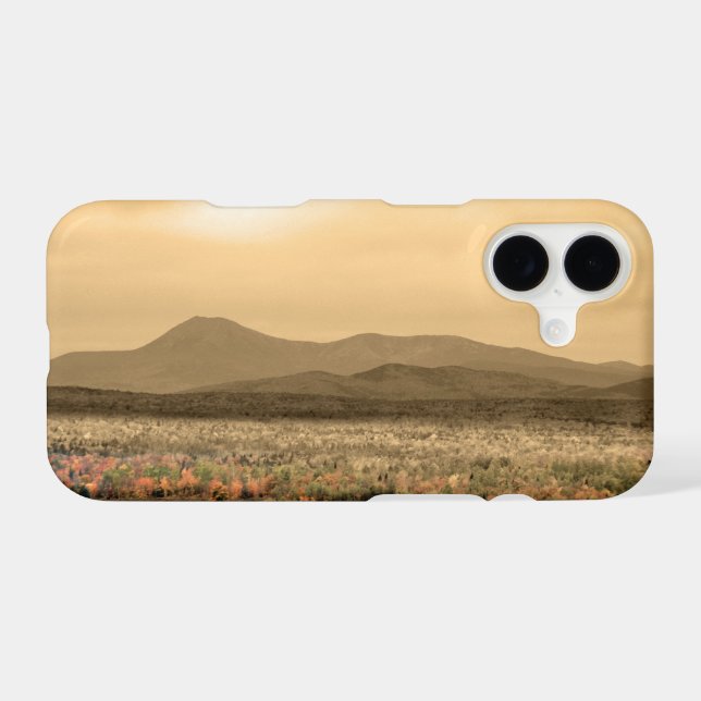 Maine Baxter State Park Mt. Katahdin iPhone Case (Back Horizontal)