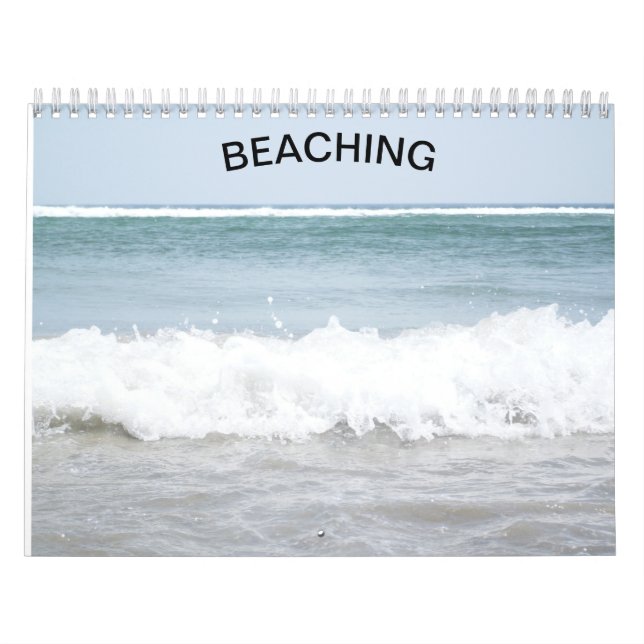 Maine Beach 12 Month Calendar (Cover)
