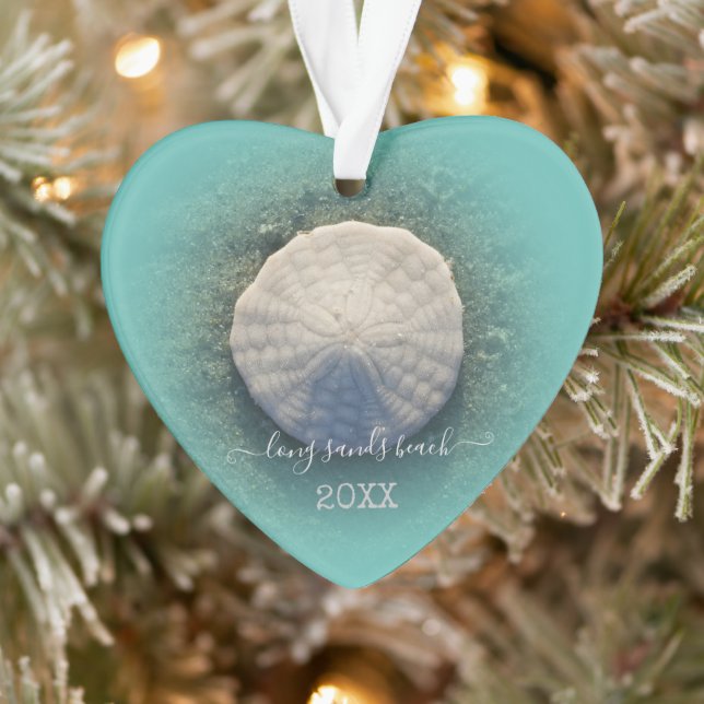 Maine Beach Sand Dollar Ornament (Tree)