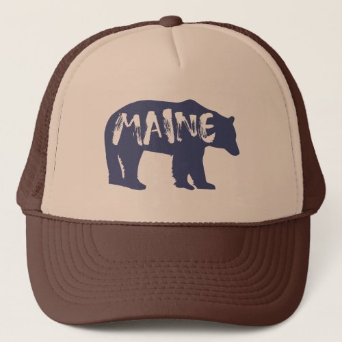 Maine Bear Trucker Hat