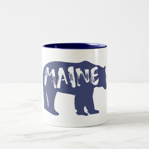 Maine Bear Two_Tone Coffee Mug