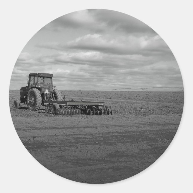 Maine_Black+White_157 Classic Round Sticker (Front)